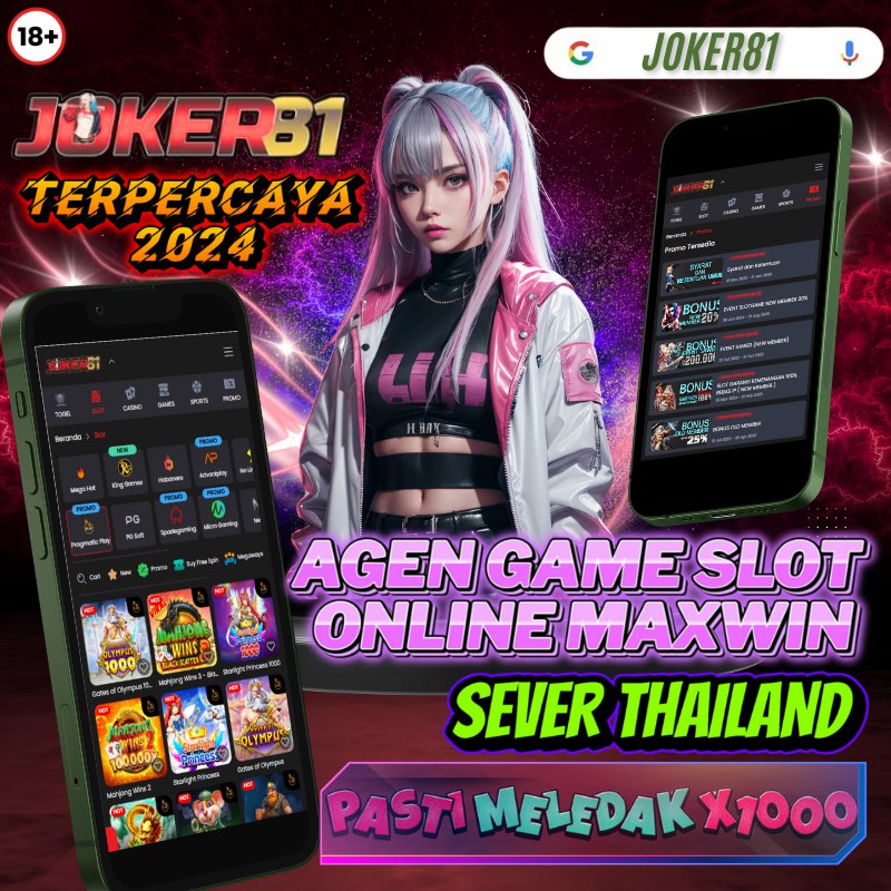 JOKER81 AGEN GAME SLOT ONLINE MAXWIN TERPERCAYA 2024 SERVER THAILAND 